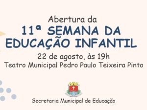 Ubatuba realiza Semana da Educação Infantil a partir desta segunda