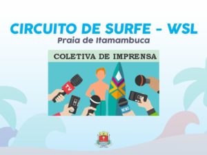 Atletas do circuito da WSL participam de coletiva em Ubatuba