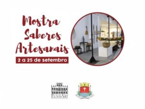 IV Mostra Saberes Artesanais começa nesta sexta-feira