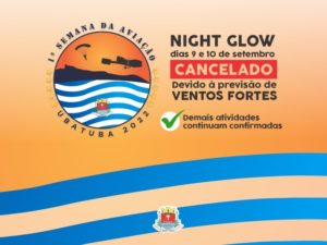 Devido a condições climáticas, Nigth Glow é cancelado