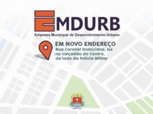 Emdurb informa endereço de nova base na área central