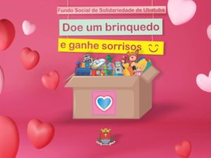 Campanha de arrecadação de brinquedos em Ubatuba segue até o dia 10