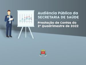 Secretaria de Saúde convida população para audiência pública