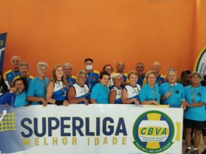 Vôlei de Ubatuba marca presença na Superliga da Melhor Idade