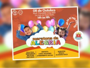 Maratona da Alegria promete diversão para crianças no próximo dia 8