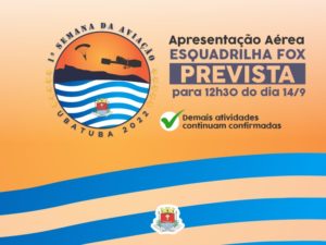 Meteorologia altera cronograma da “Semana da Aviação de Ubatuba”