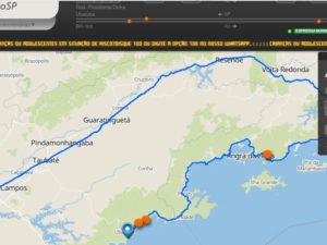 Motoristas podem consultar tráfego na BR 101 em Ubatuba