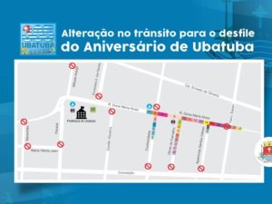 Prefeitura divulga ruas que ficarão interditadas para desfile