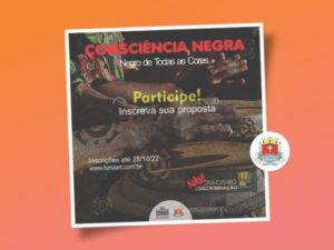 Fundart abre inscrições para projetos culturais do Dia da Consciência Negra