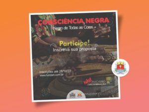 Fundart abre inscrições para projetos culturais do Dia da Consciência Negra