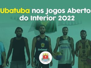 Ubatuba competirá nos Jogos Abertos do Interior nesta quarta-feira