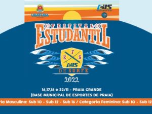 8º Festival Estudantil de Surfe Ubatuba 2022 será realizado em novembro