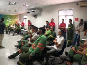 Trânsito realiza palestra educativa para distribuidora de energia