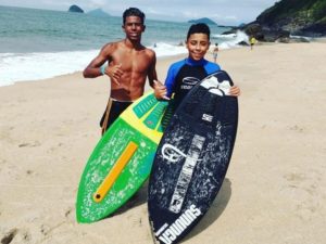 Atletas de Ubatuba participam do Circuito Brasileiro de Skimboard