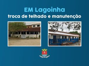 Escola na Lagoinha recebe troca de telhado e manutenção da Unidade