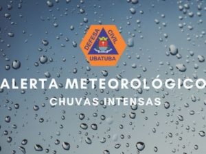 Defesa Civil estadual alerta para chuvas intensas de sexta a domingo