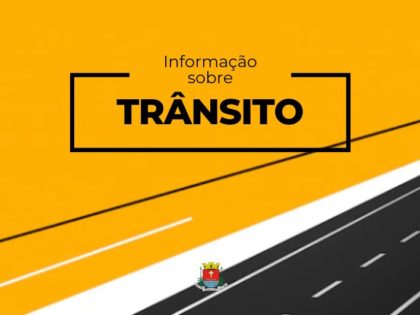 Trânsito informa interdição parcial na av. Rio Grande do Sul