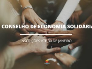 Prefeitura abre edital para composição de Conselho de Economia Solidária