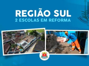 Duas escolas na região sul são contempladas com reformas