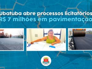 Prefeita assina abertura de licitação para obras de mais de 7 milhões em pavimentação