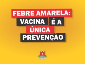 Preparação para Carnaval: Estado reforça importância da vacina da febre amarela