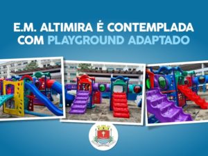 EM Altimira Silva Abirached é contemplada com playground adaptado