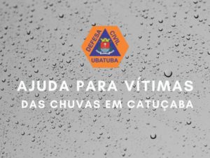 Defesa Civil de Ubatuba arrecada doações para ajudar Catuçaba