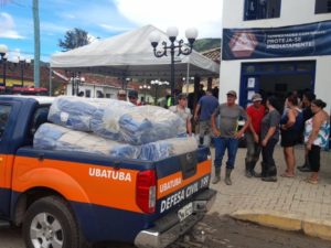 Defesa Civil de Ubatuba entrega segunda leva de doações na quinta, 16