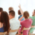 The people at Business Meeting in the conference hall.