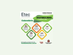 Etec divulga calendário para Vestibulinho do 2º semestre de 2023