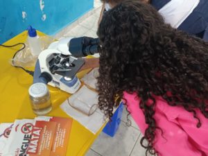 Saúde realiza projeto contra a dengue na EMEI Helena Maria