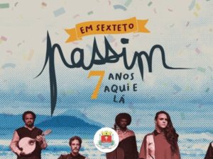 Grupo Passim em sexteto realiza show gratuito no teatro