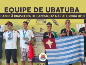 Ubatubenses conquistam 1° lugar no Brasileiro de Canoagem