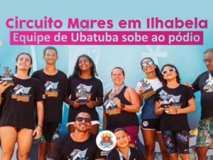 Equipe de Ubatuba alcança ótimos resultados no Circuito Mares em Ilhabela