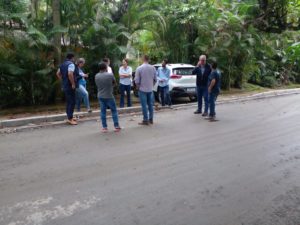 Prefeitura avalia andamento das obras na Estrada da Fortaleza