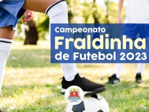 Campeonato Fraldinha de Futebol vai acontecer neste sábado