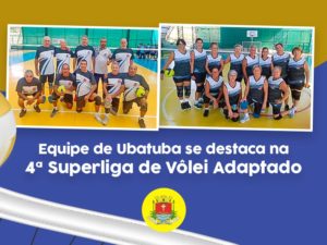 Equipe de Ubatuba se destaca na 4ª Superliga de vôlei adaptado
