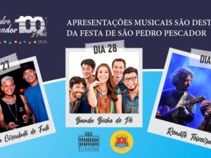 Apresentações musicais são destaques da Festa de São Pedro Pescador