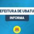 Prefeitura informa