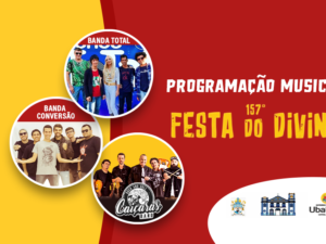 Bandas locais garantem a animação da Festa do Divino neste fim de semana