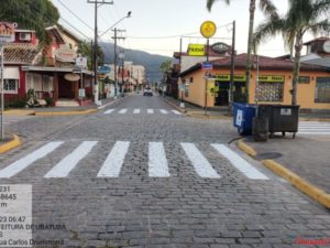 Trânsito reforça sinalização horizontal em diversos bairros