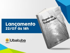 Escritor de Ubatuba lança livro “Depois da Tempestade”