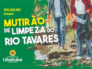 Mutirão de limpeza do Rio Tavares acontece dia 29 de julho