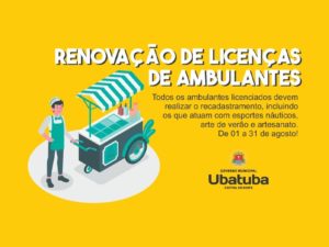 Prefeitura inicia processo de renovação de licença de ambulantes