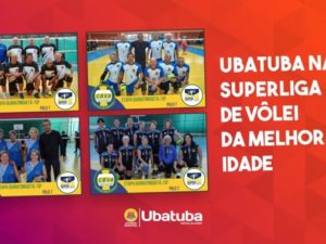 Ubatuba é sucesso durante a Superliga de vôlei em Guaratinguetá