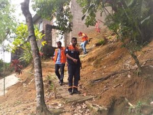 Defesa Civil de Ubatuba visita áreas de risco na Região Sul da cidade