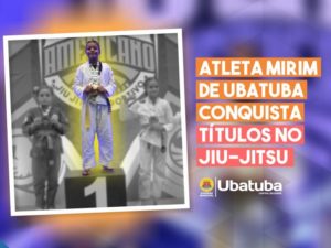 Atleta mirim representa Ubatuba e acumula títulos no Jiu-Jitsu
