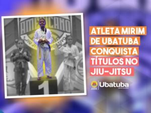 Atleta mirim representa Ubatuba e acumula títulos no Jiu-Jitsu