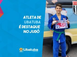 Atleta de Ubatuba destaca-se na categoria sub-15 de Judô