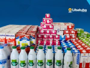 Escola particular doa 290 litros de leite para Fundo Social de Ubatuba